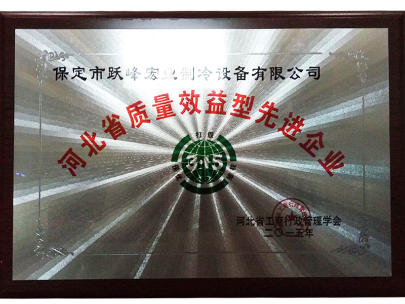 河北省質量效益型先進企業